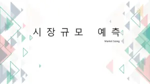 시장규모 예측