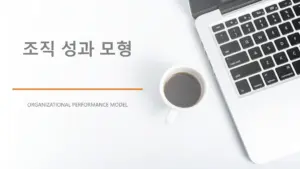 조직 성과 모형